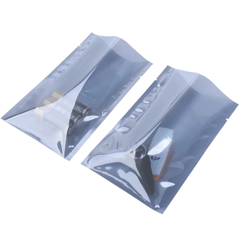 Aluminium Plastic Anti Static Ziplock Esd Shielding Electronic Antistatic Packaging Bag With Zip