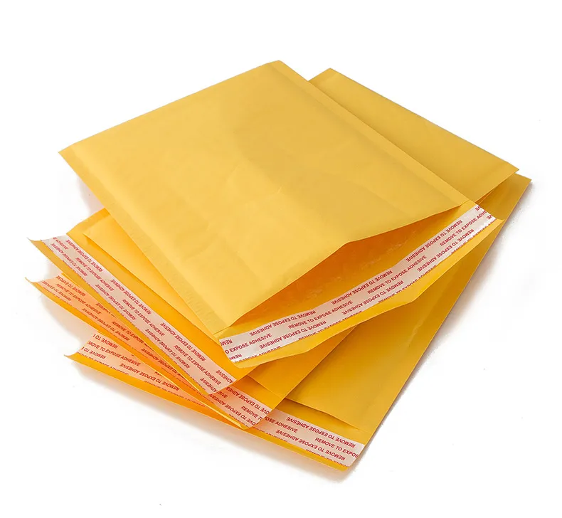 Various Size Self-seal Kraft Bubble Mailer Padded Envelope Bubble wrap for mailing and shipping