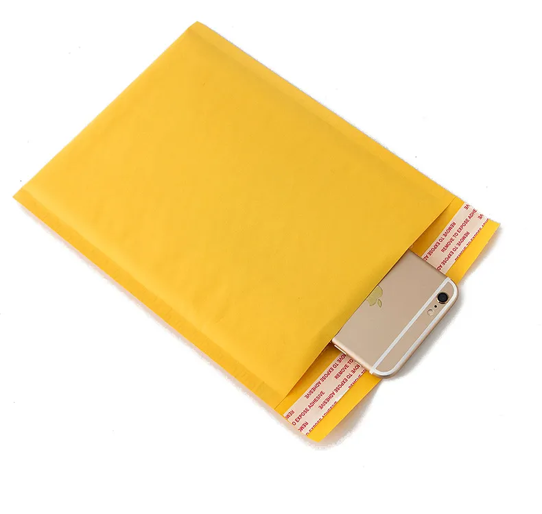 14*17cm Self-seal Kraft Bubble Mailer Padded Envelope Bubble wrap for mailing and shipping