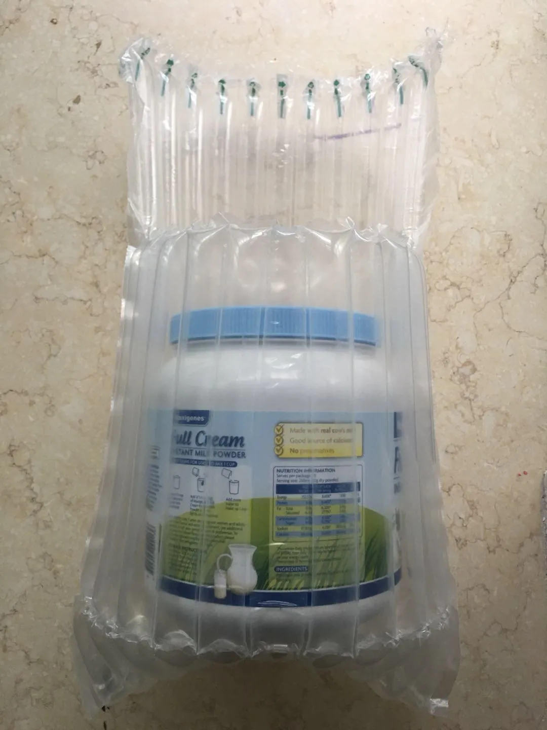 Multi-size bubble cushion wrapper Air bubble packaging bags Transparent poly air column Bag