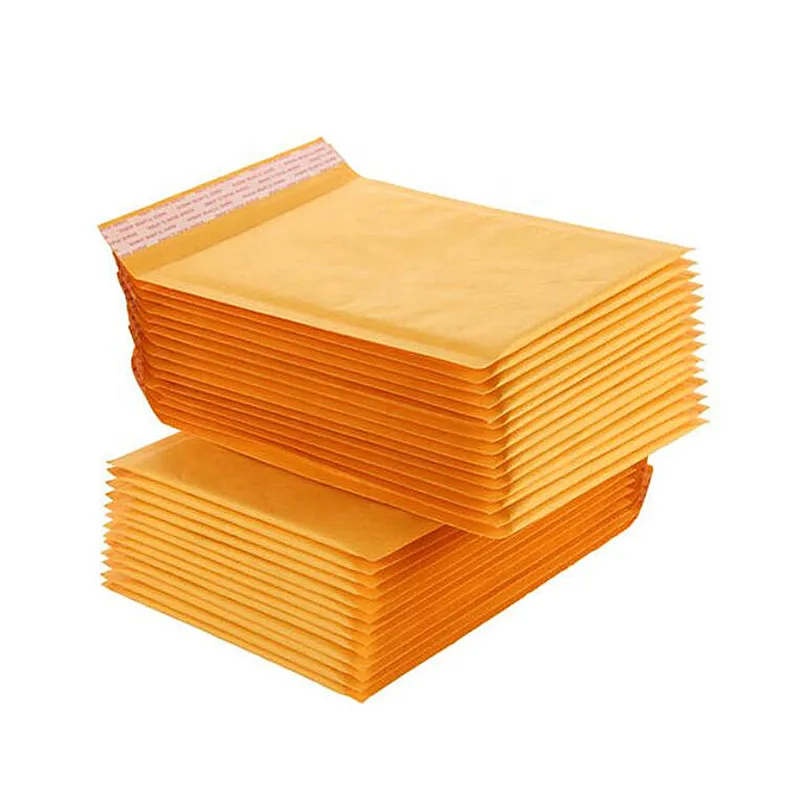 Customized Sizes Kraft A3 A4 A5 Padded Bubble Mailer Bags/ Kraft Padded Envelope