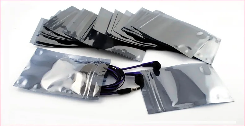 Printed ziplock Anti-static bag/ ESD barrier bag for electronic parts and fittings